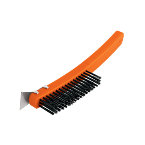 CEPILLO DE ALAMBRE CON ESPÁTULA ACERO CARBONO 51 PINCELES